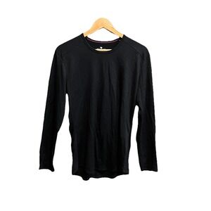 Seg'ments Black Long Sleeve Merino Wool Women's Baselayer Shirt Size XL